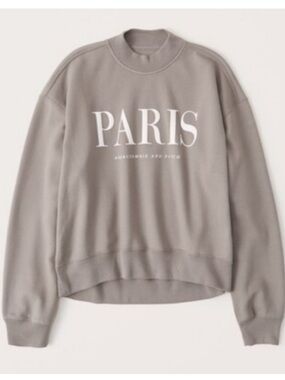Abercrombie & Fitch Paris Graphic Pullover Sweatshirt